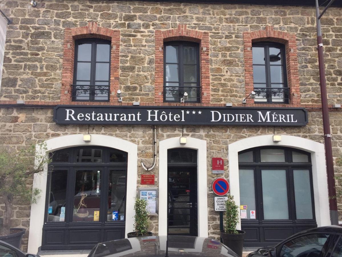 Restaurant Hotel Didier Meril Dinard Exterior photo